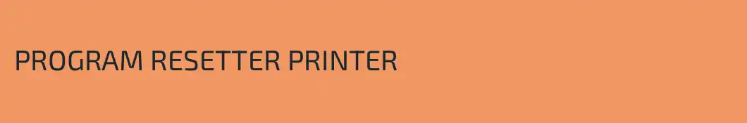 PROGRAM RESETTER PRINTER